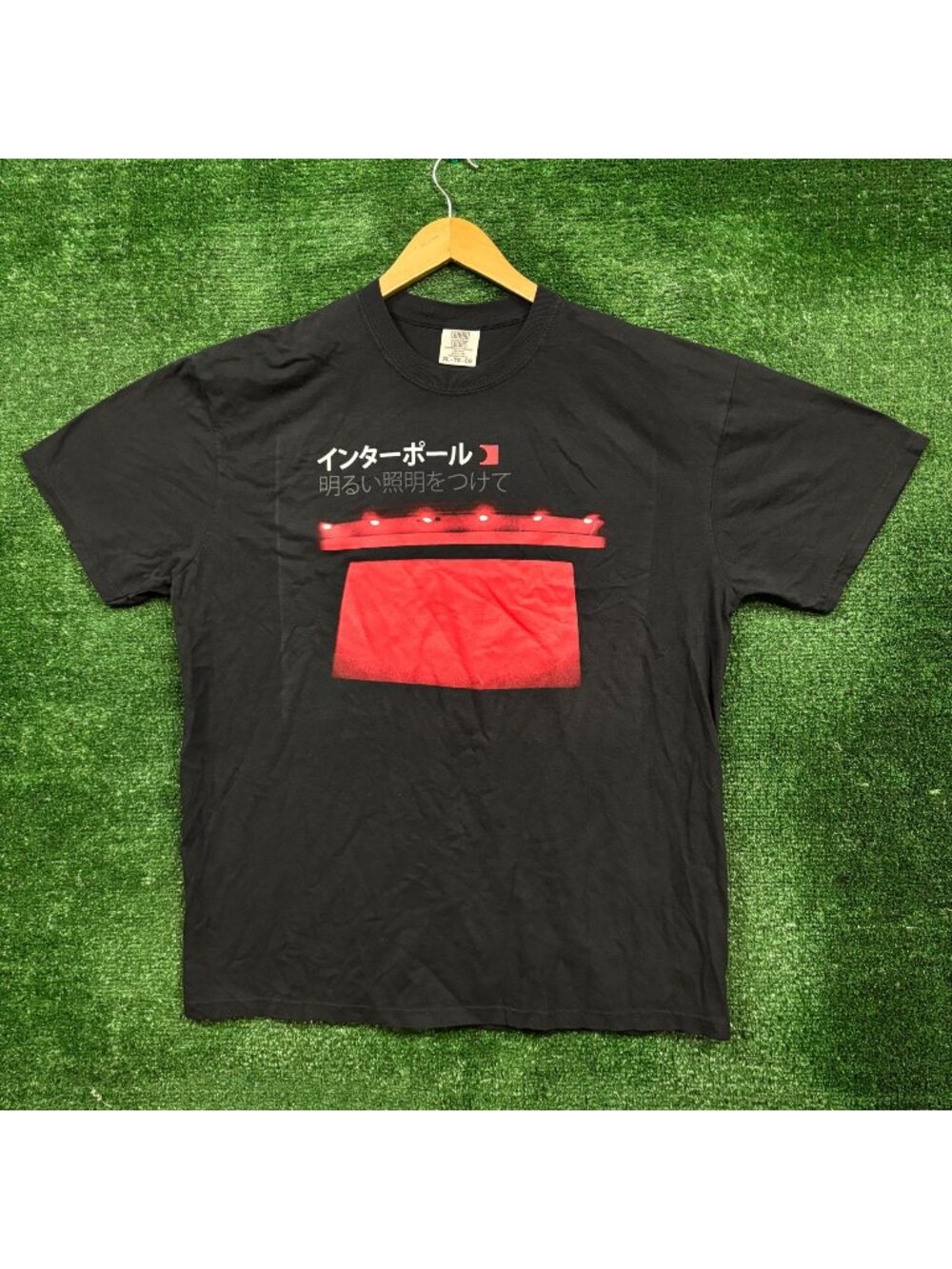 Interpol Turn On the Bright Lights Rock Band T-Shirt Size Extra Large